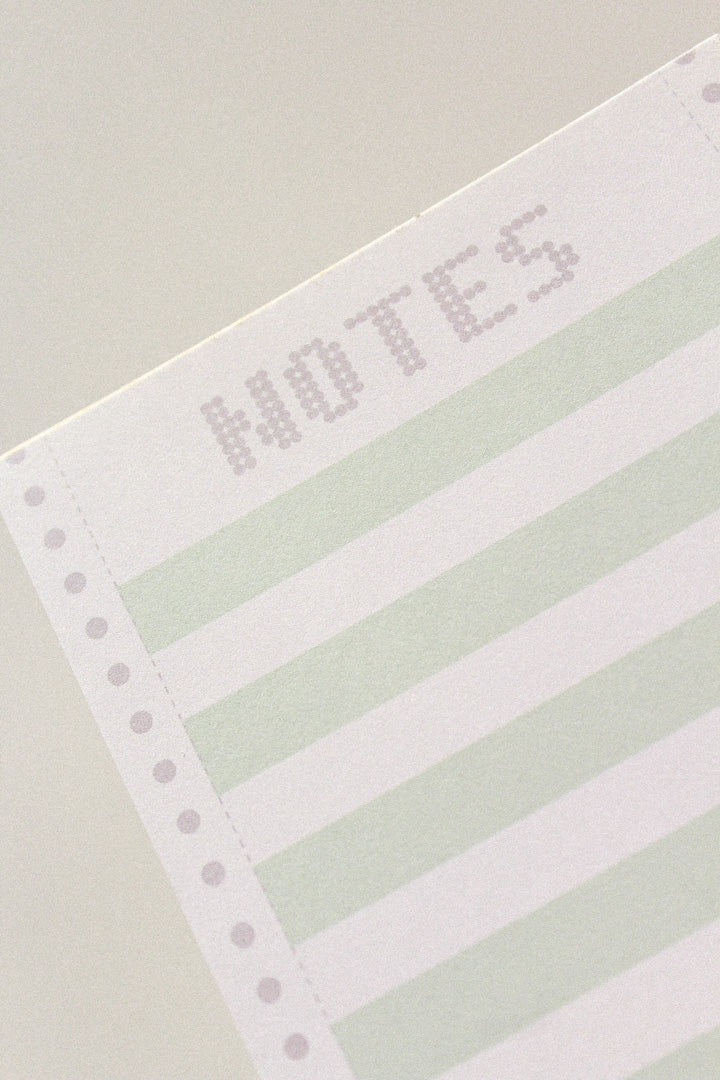 dot matrix notepad