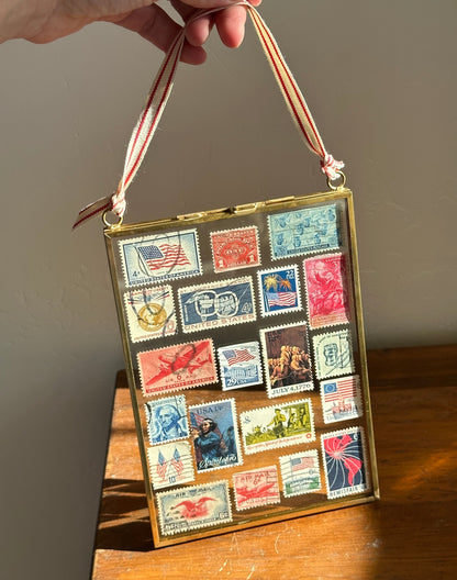 All American Vintage Stamps 5x7
