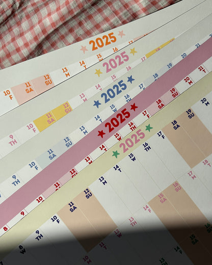 2025 Giant Calendar