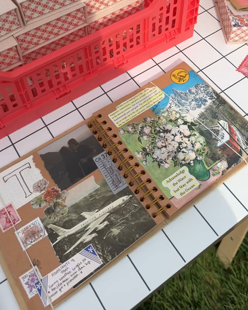 spiral bound blank journal