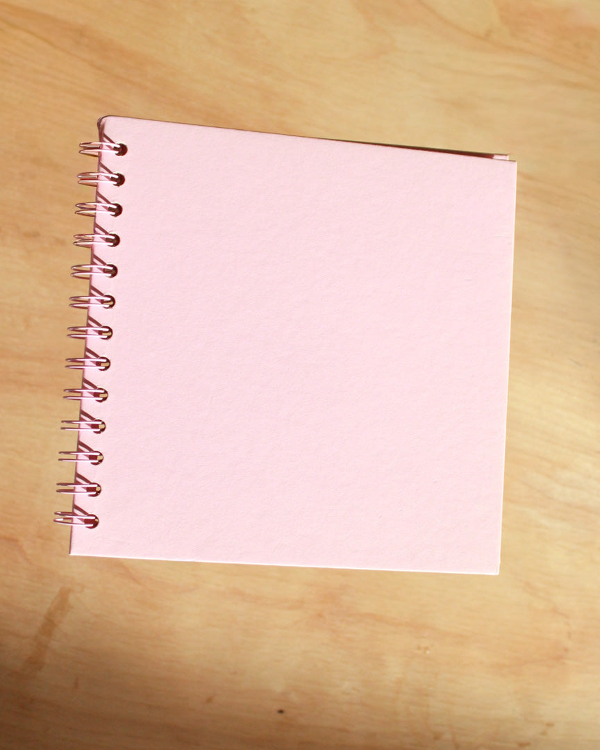 spiral bound blank journal