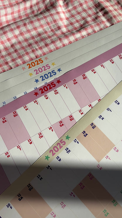 2025 Giant Calendar