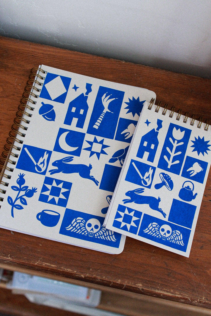 quilt coil notepad [lined]