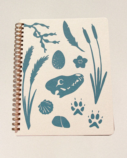 estuary coil notebook [lined]