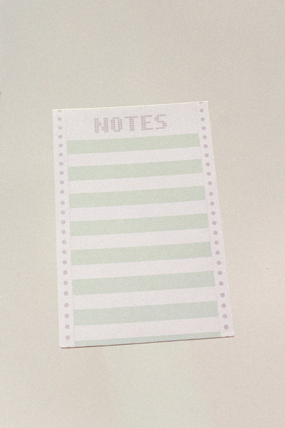 dot matrix notepad