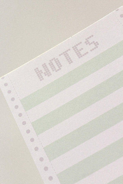 dot matrix notepad